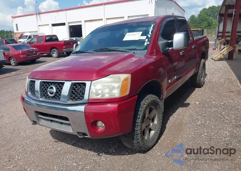 2005 Nissan Titan Se z USA, uszkodzony, nr VIN 1N6BA07B45N544019